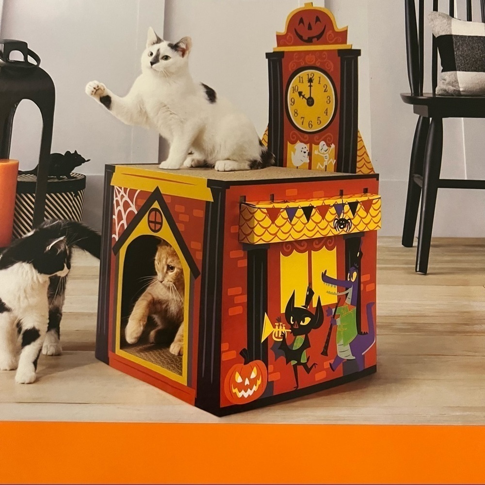 𝅺hyde and Eek Clock Tower Cat Scratcher - Picture 2 of 4